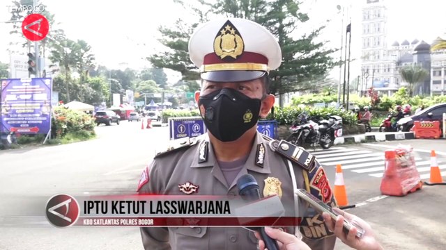 Ganjil-Genap Arah Puncak, Kepadatan Kendaraan di Simpang Gadog Ciawi