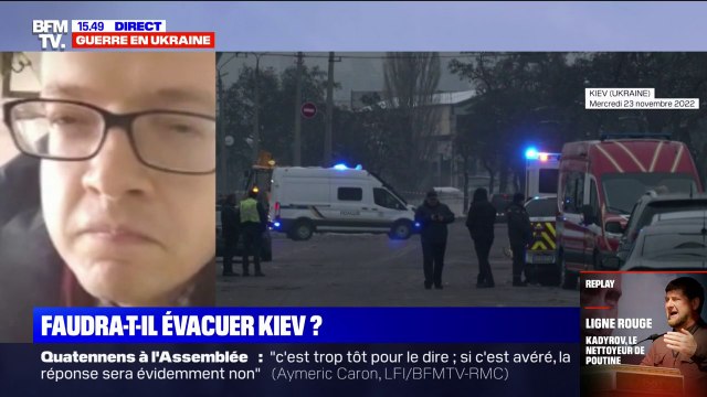 Vous imaginez 4 millions d'habitants évacués ? interroge ce professeur d'université de Kiev