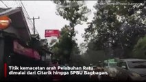 Arus Lalin Arah Pelabuhan Ratu Padat Merayap Imbas Libur Lebaran