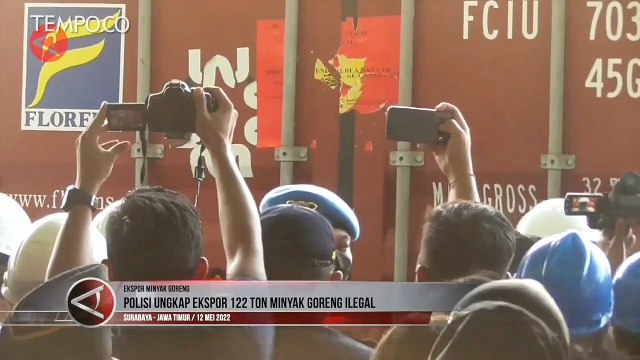 Polisi Gagalkan Upaya Ekspor Ilegal 122 Ton Minyak Goreng