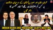 Who has objections on Imran Khan and President Alvi's meeting regarding COAS summary?