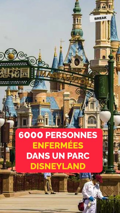 6 000 personnes enfermés dans un parc Disneyland