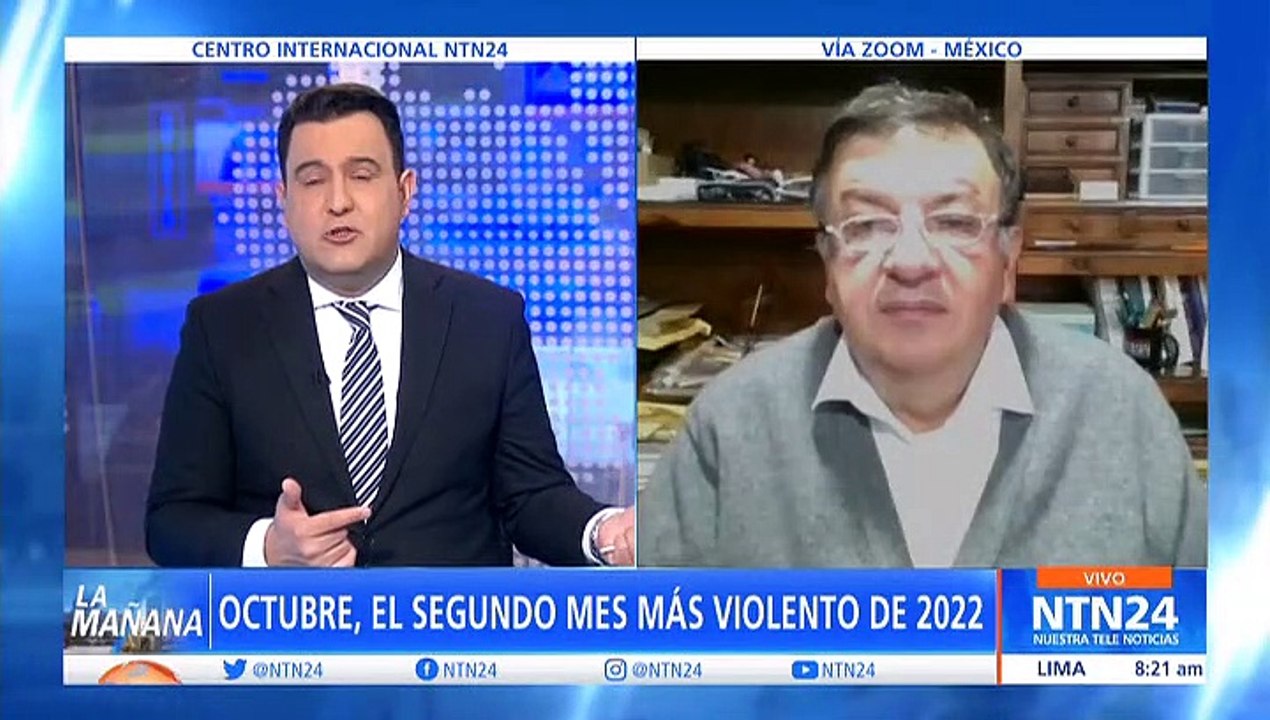Raúl Benítez Manaut, experto en temas de seguridad y narcotráfico y profesor de la universidad nacional autónoma de México, habló en La Mañana de NTN24.