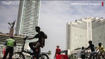 Car Free Day Jakarta, Wagub DKI Sebut QR Code PeduliLindungi Tersebar di 54 Titik