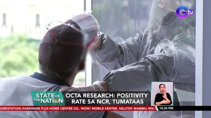 OCTA Research: positivity rate sa NCR, tumataas | SONA