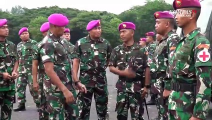 TNI AL Kirim Prajurit Marinir ke Cianjur