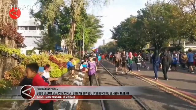 Solo Belum Bebas Masker, Gibran Tunggu Instruksi Gubernur Jateng