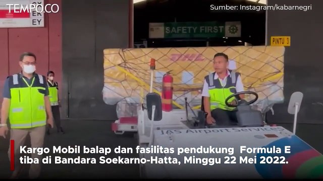 Mobil Formula E Tiba di Jakarta, Akan Konvoi Keliling Monas