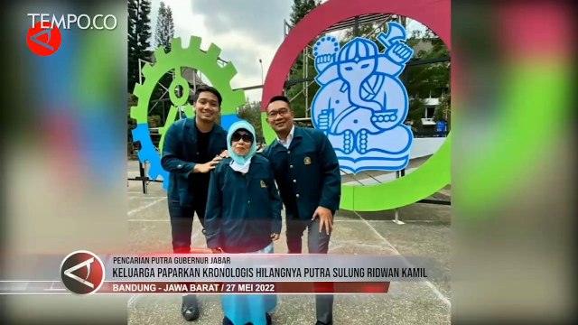 Keluarga Paparkan Kronologis Hilangnya Putra Sulung Ridwan Kamil