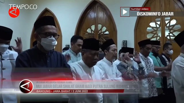 MUI Jabar Gelar Shalat Ghaib untuk Anak Ridwan Kamil