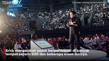 BUMN Tak Jadi Sponsor Formula E, Ini Penjelasan Erick Thohir
