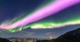 En Norvège, de magnifiques aurores boréales roses très rares ont illuminé le ciel de Tromsø