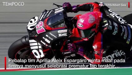 Espargaro Minta Maaf Usai Blunder Hilangkan Kesempatan Juara di Catalunya
