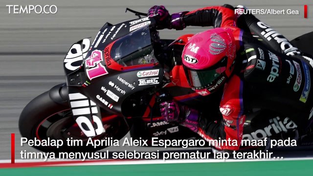 Espargaro Minta Maaf Usai Blunder Hilangkan Kesempatan Juara di Catalunya