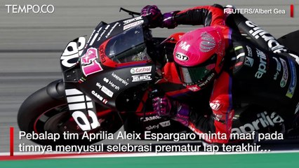 Espargaro Minta Maaf Usai Blunder Hilangkan Kesempatan Juara di Catalunya
