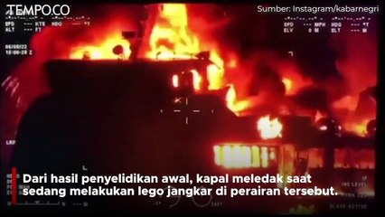 Download Video: Kapal Ferry di Kepulauan Riau Tiba-tiba Meledak, 1 Orang Tewas