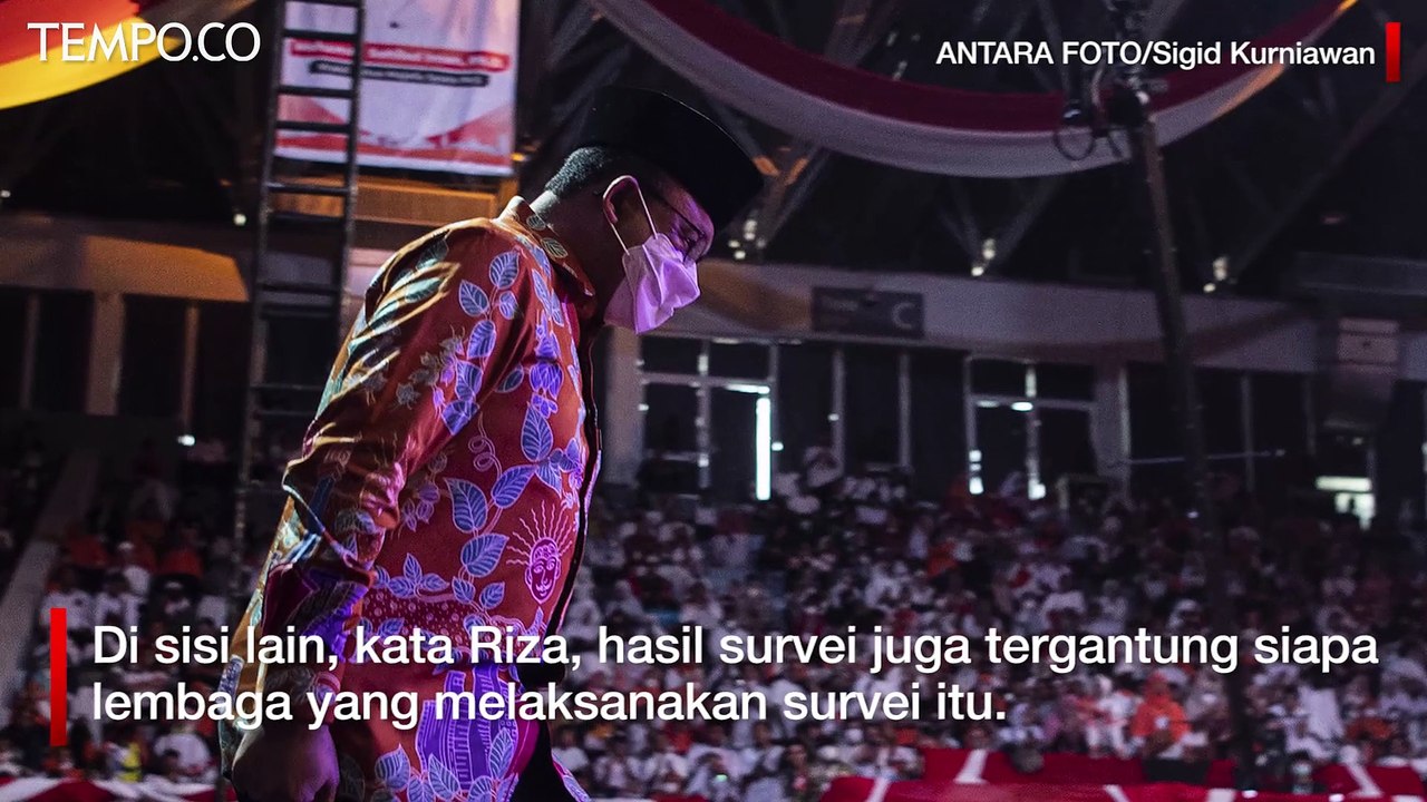 Survei Sebut Banyak Ahli Tak Puas Kinerja Anies Baswedan, Ini Jawaban Riza