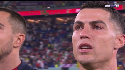 Coupe du Monde 2022 - Cristiano Ronaldo en larmes pendant l'hymne !