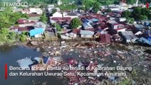 Detik-detik Abrasi Pantai di Amurang Robohkan Rumah dan Jembatan