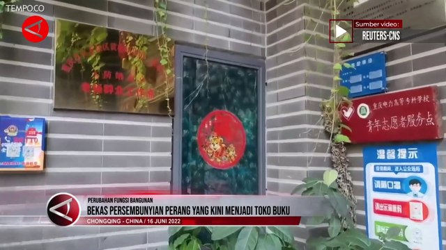 Begini Bekas Persembunyian Perang yang Jadi Toko Buku
