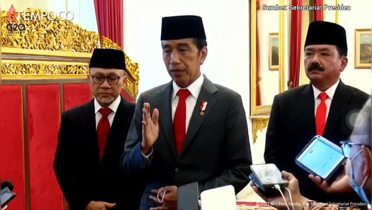 Zulkifli Hasan Resmi Jadi Mendag, Hadi Tjahjanto Menteri ATR/BPN