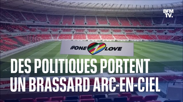 Malgré la polémique, des personnalités politiques ont porté un brassard arc-en-ciel dans les stades au Qatar