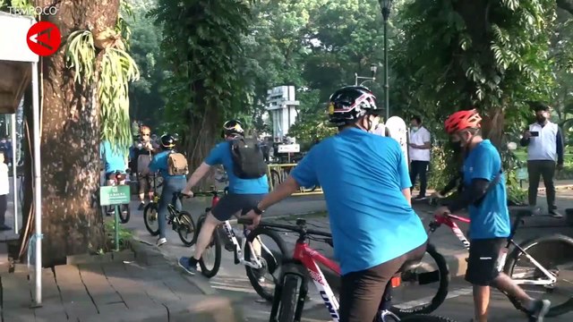 KLHK Ajak Delegasi G20 Keliling Jakarta dengan Bersepeda