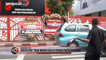 Hasto Kristiyanto Sebut Tak Mudah Jalin Koalisi dengan Partai Demokrat
