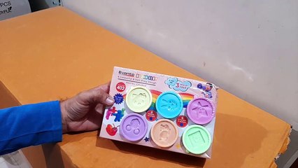 Unboxing and Review of evanta dough clay Pastel colors for kids