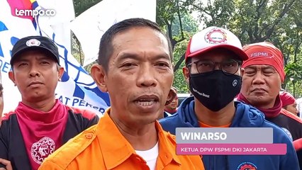 Video herunterladen: Demo Buruh Tolak Putusan PTUN Atas Gugatan APINDO