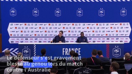 Mondial: "Une très grosse perte", déplore Dembélé après la blessure de Lucas Hernandez