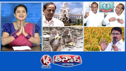 Video herunterladen: CM KCR-Assembly Meeting  Malla Reddy Comedy-IT Raids  Catch Monkey-Get Rs.700  Niranjan Reddy Comments-Paddy Cultivation  V6 Teenmaar