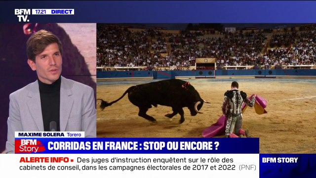 Le torero Maxime Solera exprime sa peur d'une interdiction de la corrida