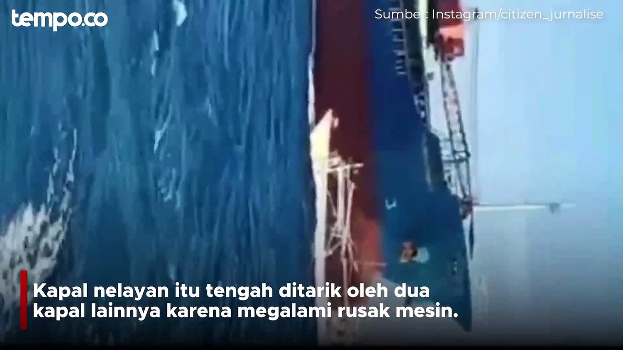 Kapal Kargo Tabrak Kapal Nelayan di Laut Takalar, Kerugian Ditaksir Rp 1 Miliar