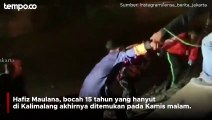 Akhirnya Remaja yang Tenggelam di Kalimalang Ditemukan