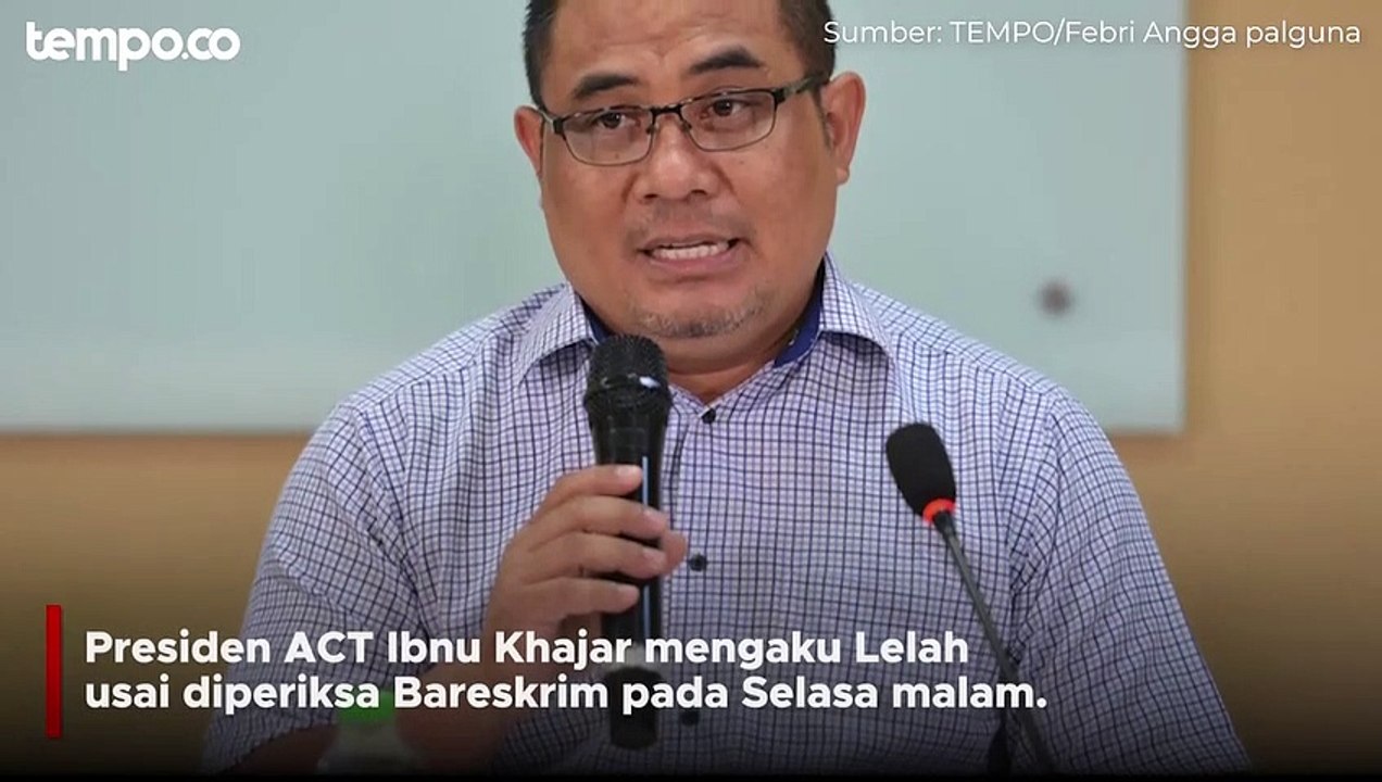 Diperiksa Bareskrim di Kasus Embat Duit Dana Sosial, Presiden ACT Mengaku Lelah