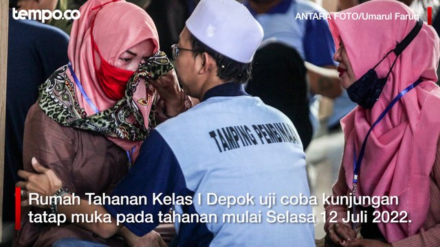 Rutan Depok Uji Coba Kunjungan Tatap Muka Langsung Usai 2 Tahun Dilarang