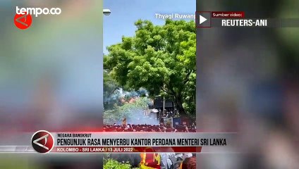Sri Lanka Darurat Nasional, Pengunjuk Rasa Serbu Kantor Perdana Menteri