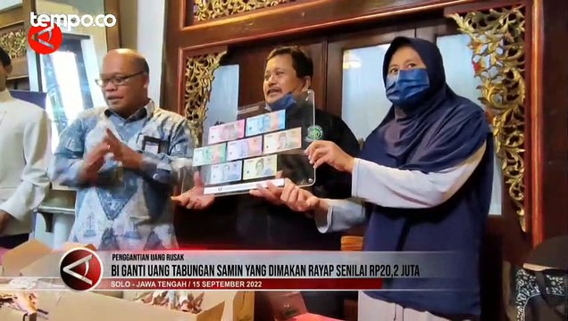 BI Ganti Uang Tabungan Samin yang Dimakan Rayap Senilai Rp. 20,2 Juta