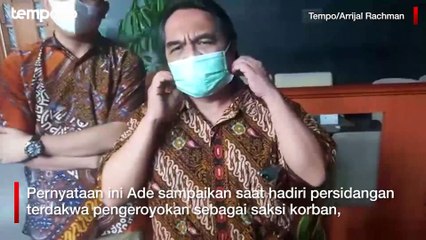Akui Tak Punya Dendam ke Pelaku, Ade Armando Inginkan Hukuman Setimpal