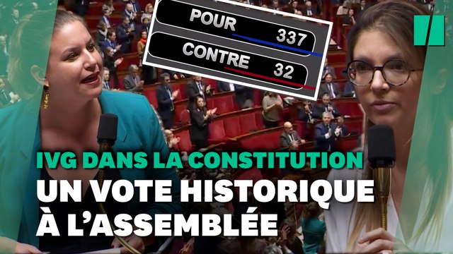L’Assemblée dit oui à l’IVG dans la Constitution