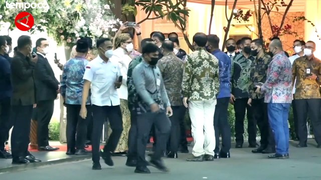 Presiden Jokowi Hadiri Resepsi Pernikahan Putri Anies Baswedan