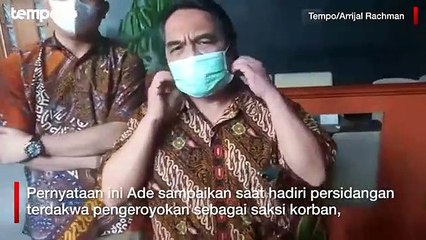 Akui Tak Punya Dendam ke Pelaku, Ade Armando Inginkan Hukuman Setimpal