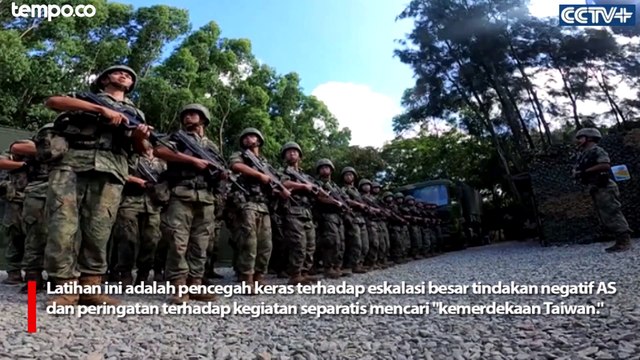 Pasukan China Gelar Latihan Militer di Sekitar Pulau Taiwan