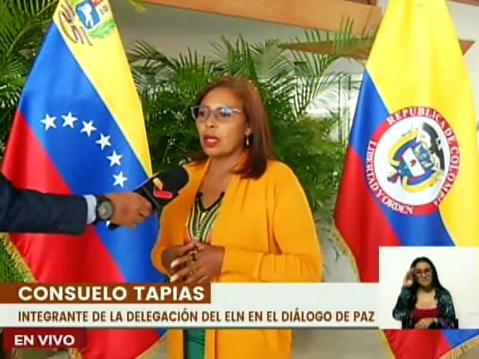Consuelo Tapias integrante del ELN: “El corazón del diálogo es la participación de la sociedad ”