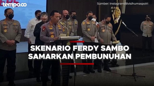 Tersangka, Ferdy Sambo Tembak Dinding untuk Skenario Pakai Pistol Brigadir J