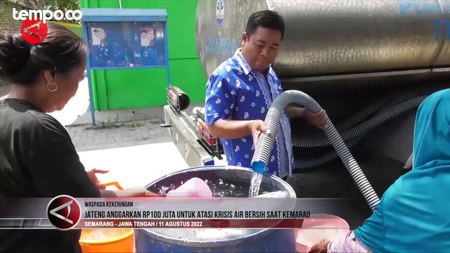 Jawa Tengah Anggarkan Rp 100 Juta Atasi Krisis Air saat Kemarau