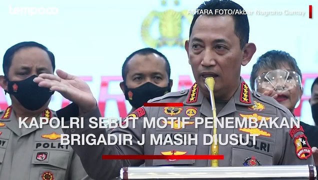Dugaan Motif Pelecehan Seksual Penembakan Brigadir J, Kapolri Belum Disimpulkan