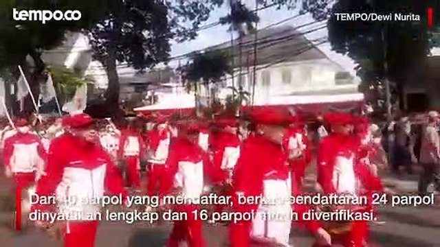 40 Parpol Daftar Pemilu 2024, KPU 24 Lengkap, 16 Masih Diverifikasi