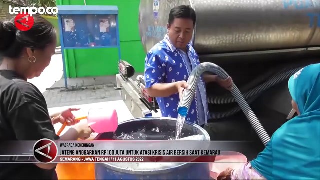 Jawa Tengah Anggarkan Rp 100 Juta Atasi Krisis Air saat Kemarau